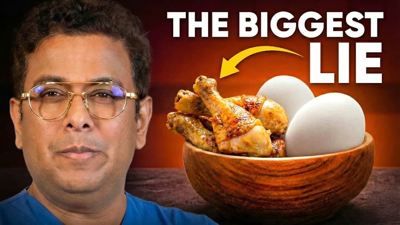 Veg vs Non-Veg: The Truth About Eggs & Chicken No One Tells You | Dr Tarang Krishna